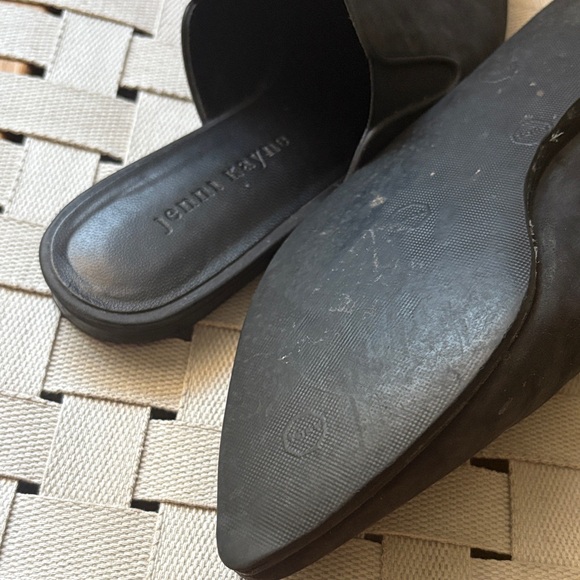 Jenni Kayne Black Leather Mules Women’s size 6 - Picture 5 of 6
